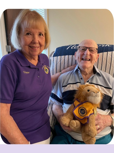 Diane Renyhart and Jim Hall with Cubby